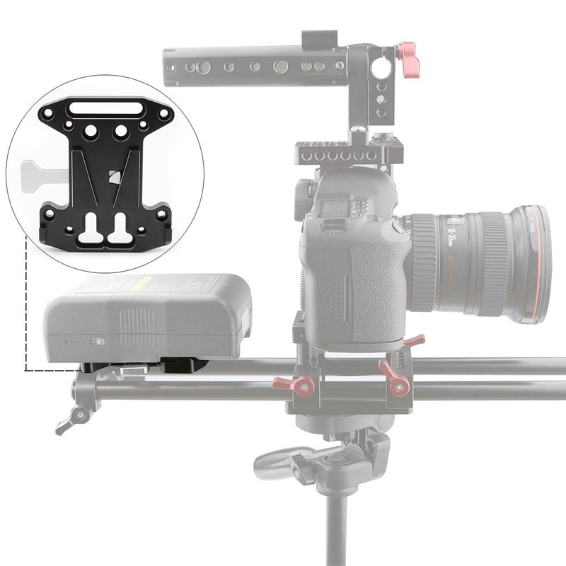 CAMVATE V-Lock Mount Quick Release Plate for Blackmagic URSA Mini,DJI Ronin M/MX