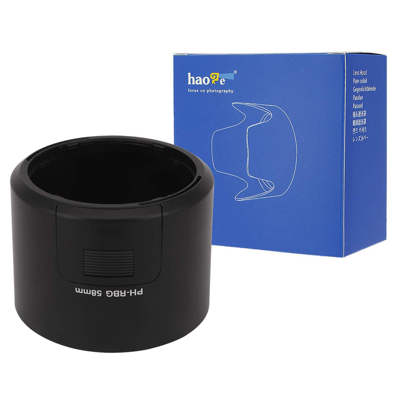 Haoge Bayonet Lens Hood for Pentax SMCP DA 55-300mm f4-5.8 ED Lens Replaces Pentax PH-RBG 58mm