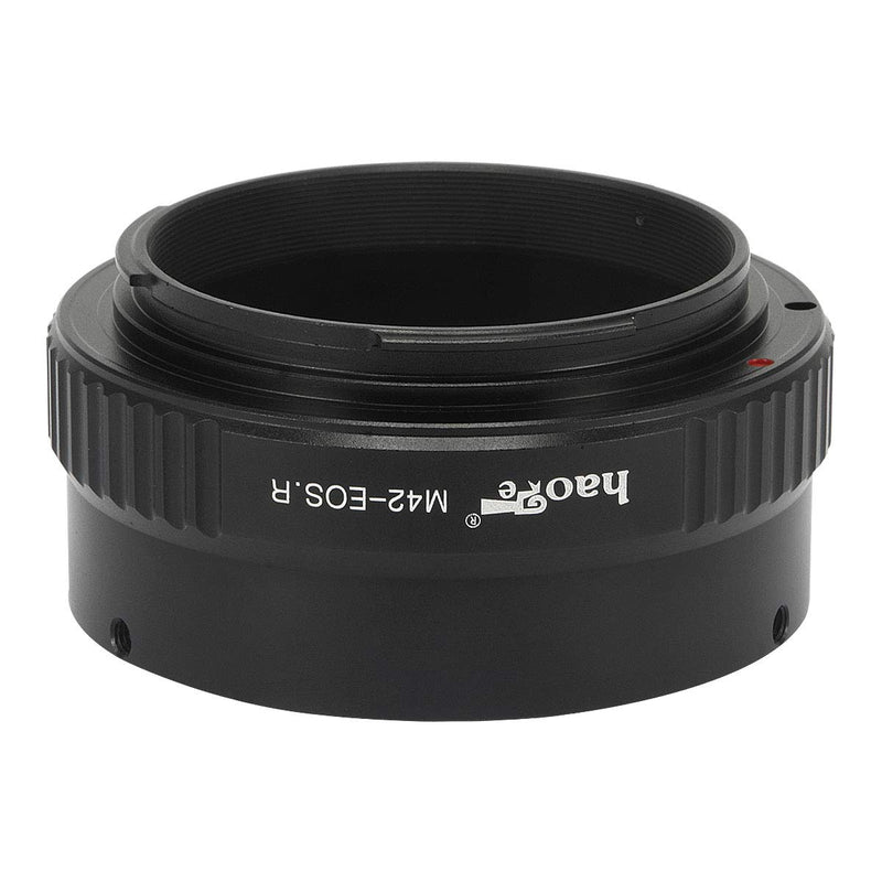 Haoge Manual Lens Mount Adapter for M42 42mm Screw Mount Lens to Canon RF Mount Camera Such as Canon EOS R