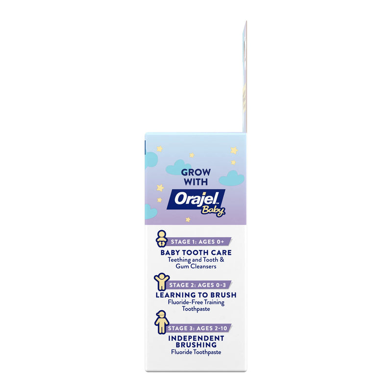 Orajel Baby Daytime and Nighttime Non-Medicated Cooling Gels for Teething, 2 tubes, 0.18 oz each