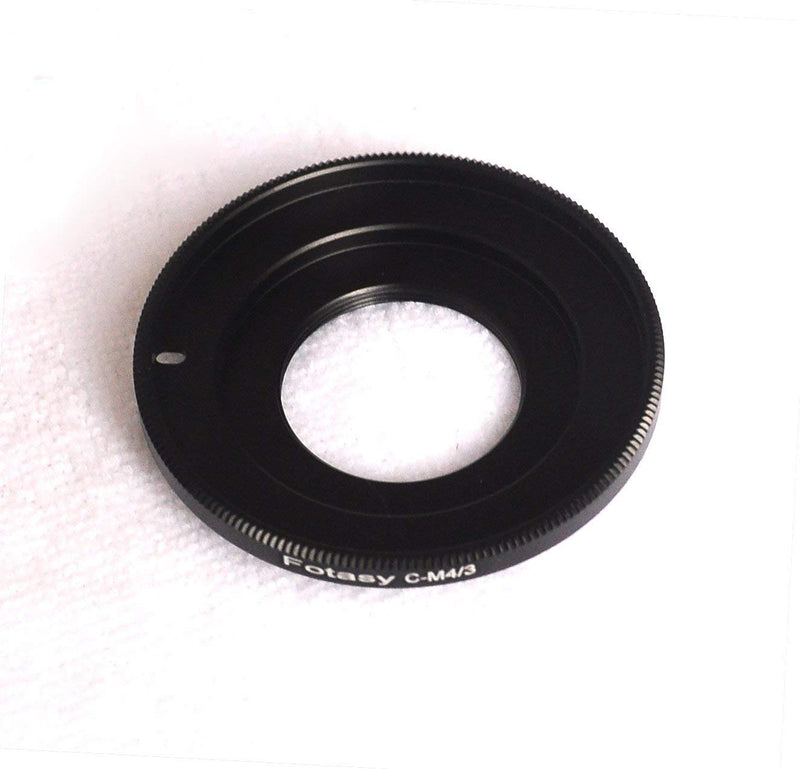 Fotasy 16mm Cine Lens to M43 Adapter, C Mount to MFT Converter, fits Olympus E-PL8 E-PL9 E-M1 E-M5 E-M10 I II III E-PM2 E-PM1 Pen-F E-M1X/ Panasonic G7 G9 GF8 GH5 GX7 GX8 GX9 GX85 GX80 GX850 G90 G91