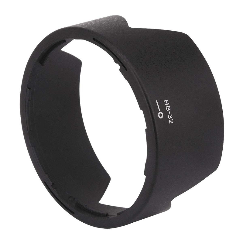 Haoge Lens Hood Compatible with Nikon Nikkor AF-S DX 18-70mm f/3.5-4.5G ED-IF, AF-S DX 18-135mm f/3.5-5.6G ED-IF, AF-S DX 18-105mm f/3.5-5.6G ED VR, AF-S DX 18-140mm f/3.5-5.6G ED VR as Nikon HB-32