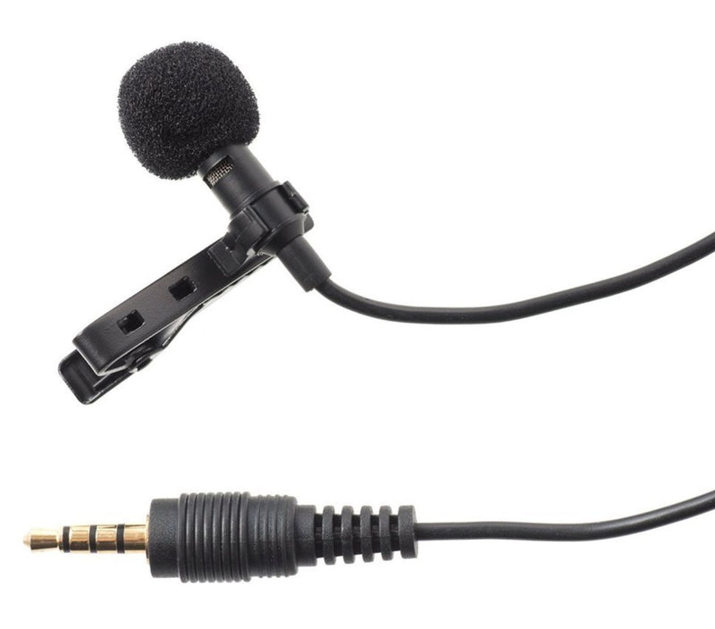 [AUSTRALIA] - PROFFESIONAL LAVALIER LAPEL CONDENSER MICROPHONE OMNIDIRECTIONAL MIC WITH EASY CLIP SYSTEM for IPHONE/IPAD/ANDROID/COMPUTER PERFECT FOR RECORDING YOUTUBE/PODCAST/VOICE NOTES 