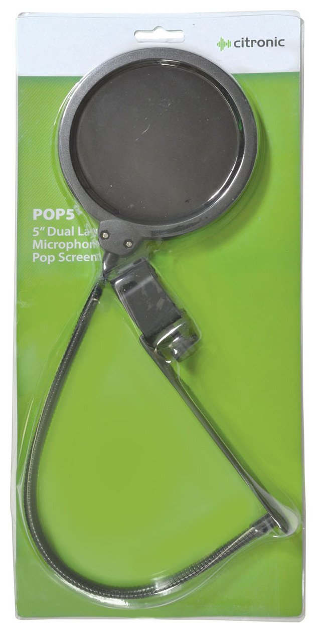 Citronic POP5 Dual Layer 125 mm Microphone Pop Screen