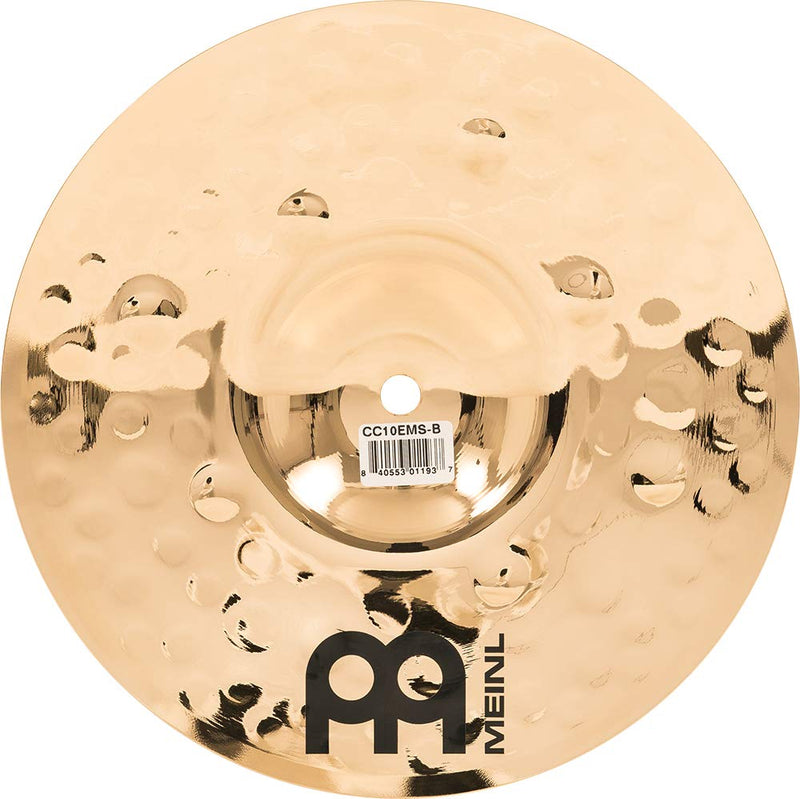 Meinl 10" Splash Cymbal - Classics Custom Extreme Metal - Made in Germany, 2-YEAR WARRANTY (CC10EMS-B)