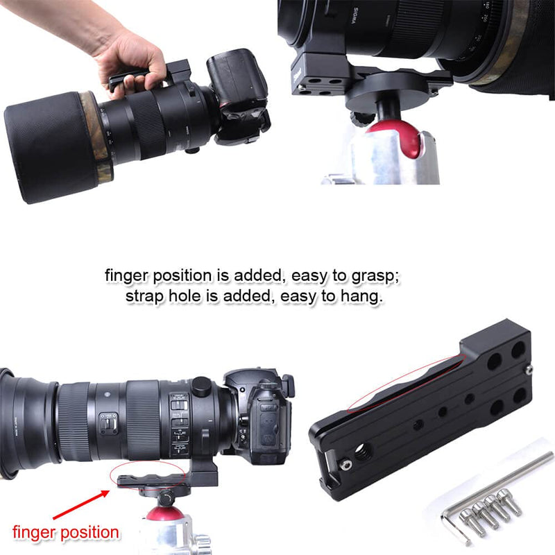 Lens Collar Foot Stand Tripod Mount Ring Base Compatible with Sigma 150-600mm f/5-6.3 DG OS HSM Sports, 60-600mm f/4.5-6.3 DG OS HSM Sports, 70-200mm f/2.8 DG OS HSM Sports, 500mm f/4 DG OS HSM Sports