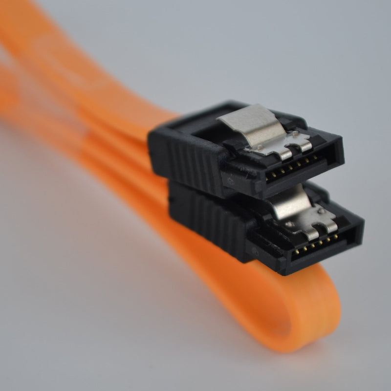 SATA Cable 5 Pack 18-Inch SATA Cable III 6Gbps Compatible SATA HDD,SSD, CD Driver Etc. Orange