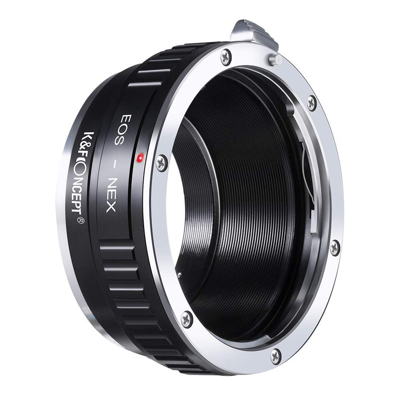 K&F Concept Lens Mount Adapter Compatible with Canon EOS Lens to Sony Alpha Nex E-Mount Camera Body,fits for Sony NEX-3, NEX-5, NEX-5N, Sony a6000, Sony a6500, NEX-C3, NEX-F3 EOS-NEX