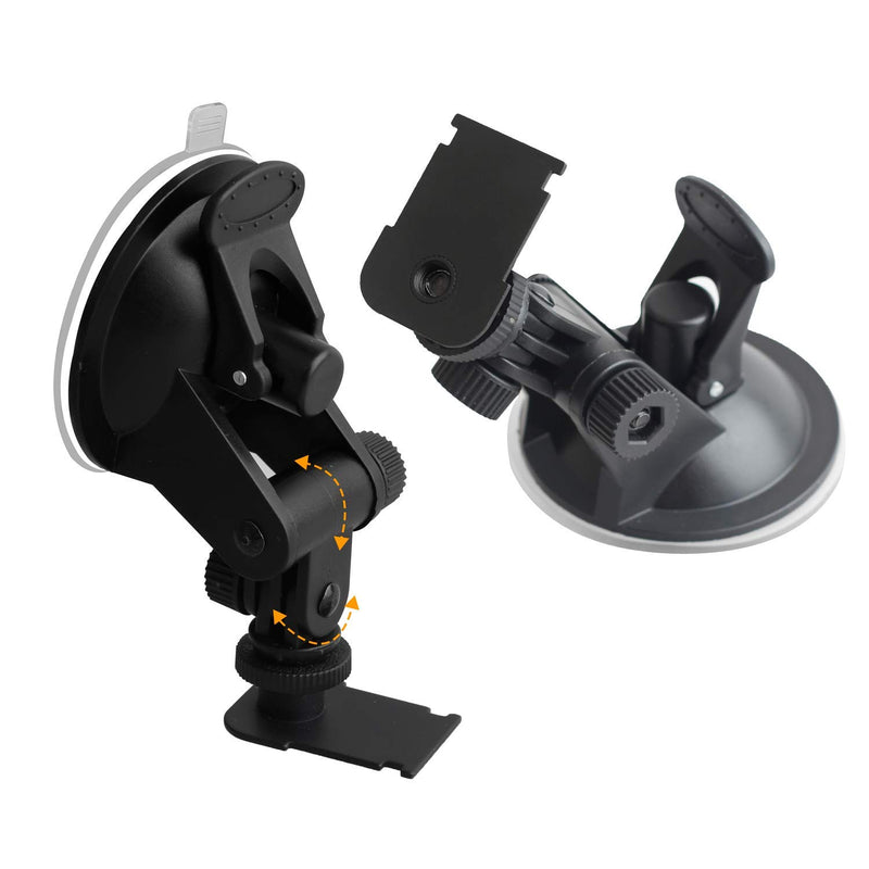 YiePhiot Suction Cup Radar Detector Mount, Windshield & Dashboard Radar Holder Compatible with Escort Max / Max2 / Max360 Radar (Not Compatible with MAX360C Magnetic Cradle Radar)