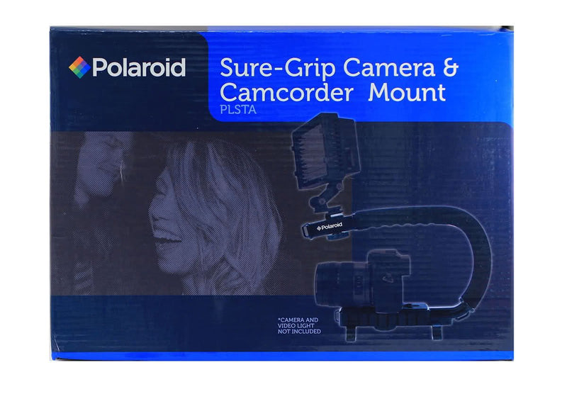 Polaroid Sure-GRIP Professional Camera / Camcorder Action Stabilizing Handle Mount For The Nikon 1 J1, J2, J3, V1, V2, V3, S1, D40, D40x, D50, D60, D70, D80, D90, D100, D200, D300, D3, D3S, D700, D3000, D5000, D3100, D3200, D3300, D7000, D5100, D4, D4s...