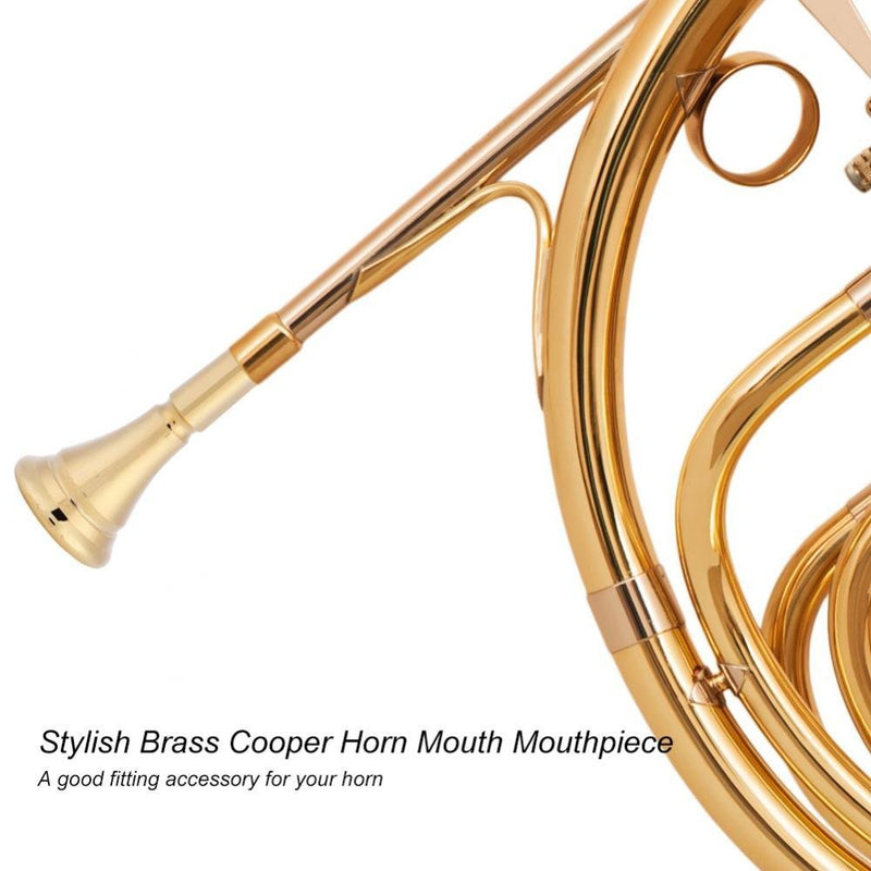 Horn Mouthpiece, Brass Mouthpiece French Horn Replacement Accessory