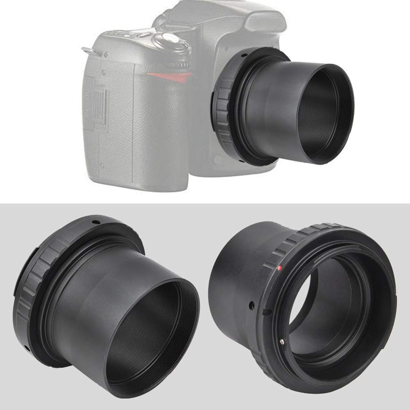 Akozon Telescope Adapter Ring T2-EOS Metal Adapter Ring T Adapter 2 inches for 2inch Telescope to Replacement for Canon EOS Mount Camera Astrophotography Accessories