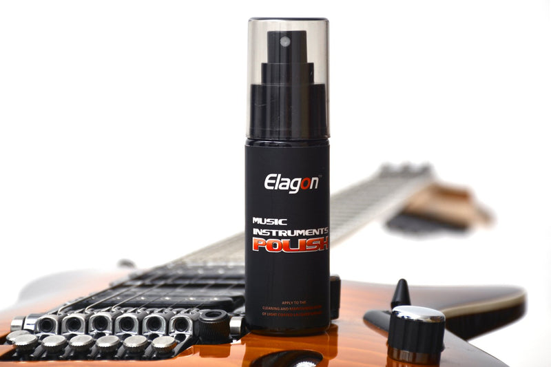 Elagon UK (POL) Pro Care Kit Accessories - Guitar Polish - Can be used as Stand-Alone or as Guitar Pro Care Kit Refill/Replenishment. A Quality Cleaning and Polishing Product That Brings Out The Natural Beauty, Luster and Color in Your Instrument, Maki...
