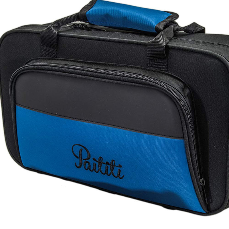 Paititi Lightweight Bb Clarinet Case, Large Backpackable with Detachable Shoulder Strap Strong Durable and Fashionable