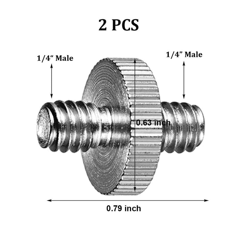 Camera Screw Adapter Tripod Brass Screw Converter Mount Set for Camera Tripod Monopod 22Pack