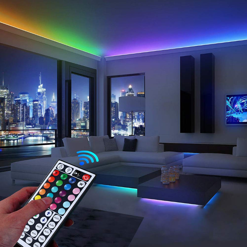 [AUSTRALIA] - Led Strip Lights , Lombex RGB Light Strip 16.4ft Waterproof Color Changing with Remote Control SMD5050 for Home Lighting Kitchen,Bedroom DIY 