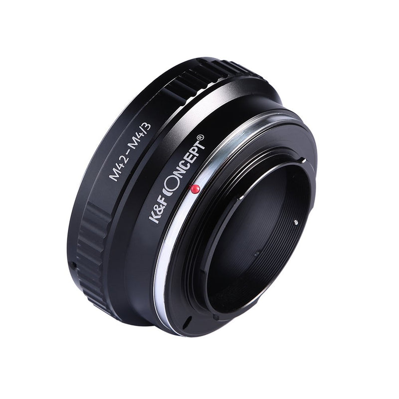 K&F Concept M42 Lens to Micro 4/3 Lens Adapter,M42 Screw Mount to Micro Four Thirds M43 MFT Fits for Olympus PE, Panasonic Lumix M42-M4/3