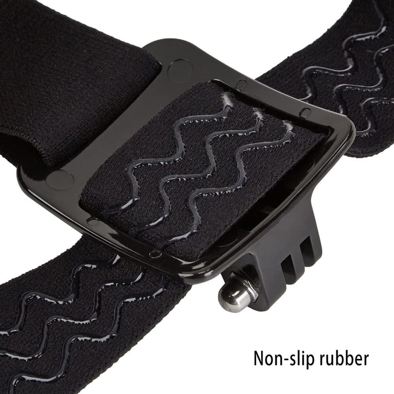 VVHOOY Action Camera Head Strap Mount Headband Compatible with Gopro Hero 9/8/7/6/5/4/AKASO EK7000/Brave 4/5/6 Plus/V50X Elite/Dragon Touch/Remali/APEXCAM/COOAU 4K Action Camera