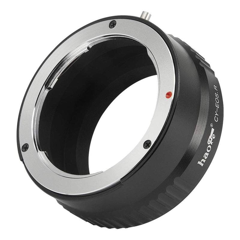 Haoge Manual Lens Mount Adapter for Contax Yashica C/Y CY Lens to Canon RF Mount Camera Such as Canon EOS R