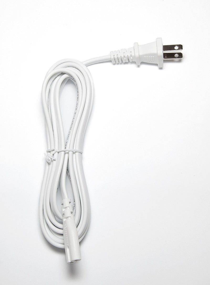 Omnihil (White) 5 Feet AC Power Cord Compatible with Apple Airport Express Base Station (MC414LL/A)