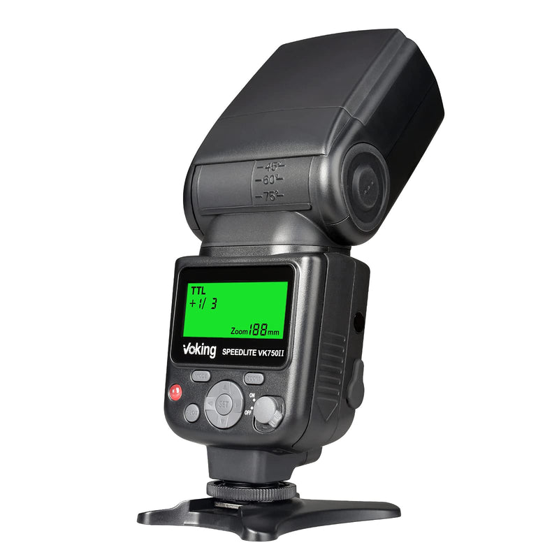 Voking VK750II TTL Camera Speedlite Flash Compatible with Nikon D3500 D3400 D3300 D3200 D3100 D5600 D7100 D7200 D5300 D5500 D500 D850 D750 and Other DSLR Cameras