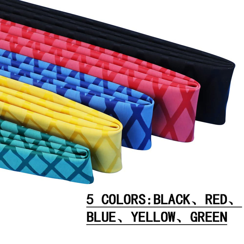 [AUSTRALIA] - WOER Fishing Rod Shrink Wrap 2:1 Dia 0.6", 0.8", 1", 1.2", 1.4", 1.6" Fishing Rod Grip Wrap Industrial Heat Shrink Tubing Fly Fishing Accessories Red Φ25mm 