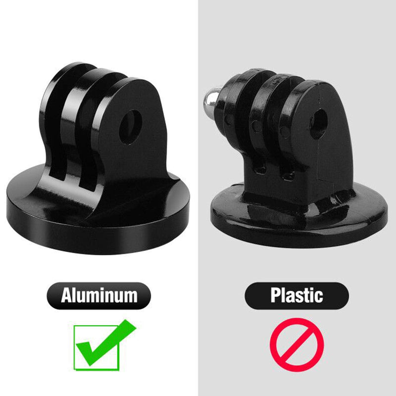 Tripod Adapter Mount with Thumb Screw Compatible with Gopro,Waterproof Aluminum Screw Mount Adapter for Tripod Compatible with Gopro Hero 9 8 7 6 5 4,Session 3 2 1,Dji Osmo,Sjcam,Xiaoyi Action Cameras