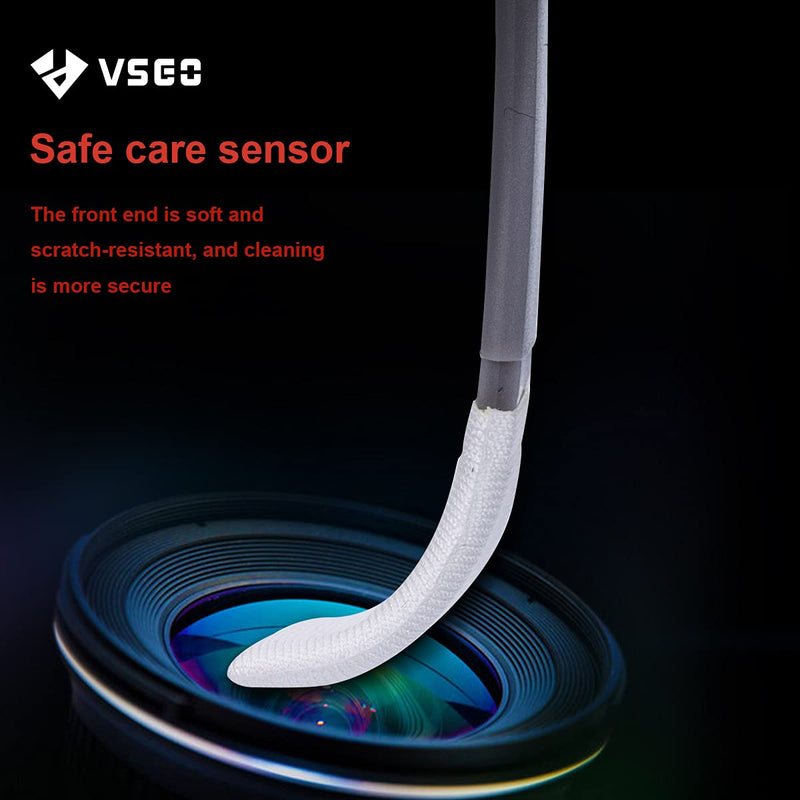 VSGO VS-S04E Professional Medium Format Camera Cleaning Kit for Medium Frame CCD/CMOS/Sensor with 12pcs Clean Swabs 34mm and 10ml Cleaner