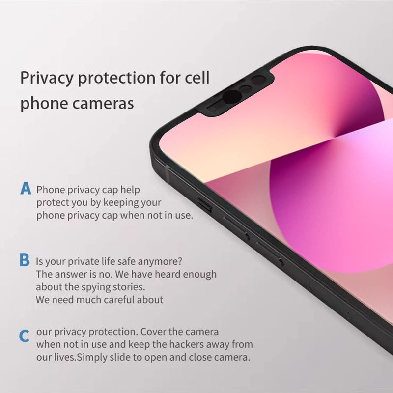 iPhone Camera Cover Protector,Camera Lens Cover Compatible with iPhone 13/13Pro/13mini/13Pro Max,Camera Lens Protector Protect Privacy and SecurityÔºàBlackÔºâ