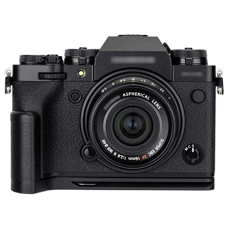 JJC Metal Hand Grip L Bracket for Fujifilm Fuji X-T4 XT4 Anti-Slip Holder, w/Battery Compartment Opening & Arca Swiss Type Quick Release Tripod Mount For Fujifilm X-T4