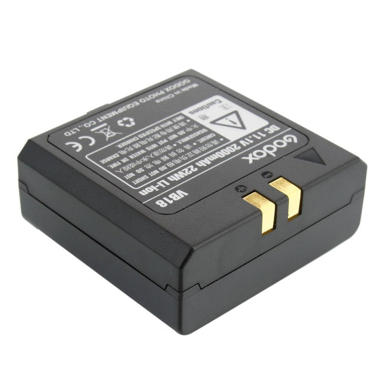 Fomito Godox VB18(Improved Battery) Li-ion Battery for Godox V850 V860C V860N Neewer TT850 TT860 Speedlite Flash GREPOW(650Times)