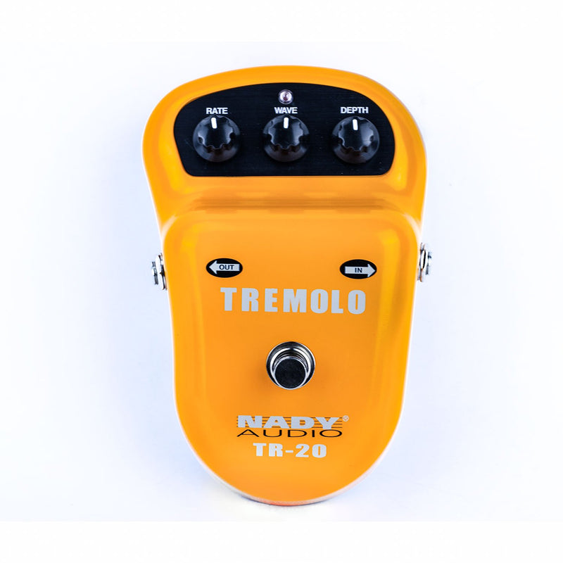 [AUSTRALIA] - Nady TR-20 Tremolo Pedal – Wave, Rate, and Depth control - All Metal Casing – 9V battery operation or use optional AC adapter 