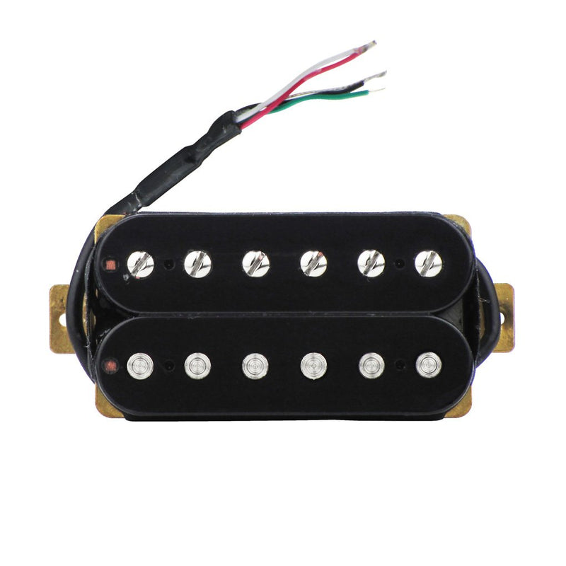 FLEOR High Output Alnico 5 Guitar Pickup Double Coil Humbucker Pickups Neck and Bridge Set Black Neck+Bridge Pickup