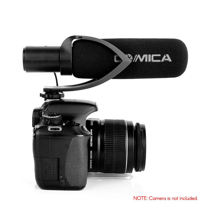 CoMica CVM-V30 PRO Directional Condenser Shotgun Video Microphone Compatible with Canon Nikon Sony Panasonic Fuji Olympus DSLR Camera Camcorder