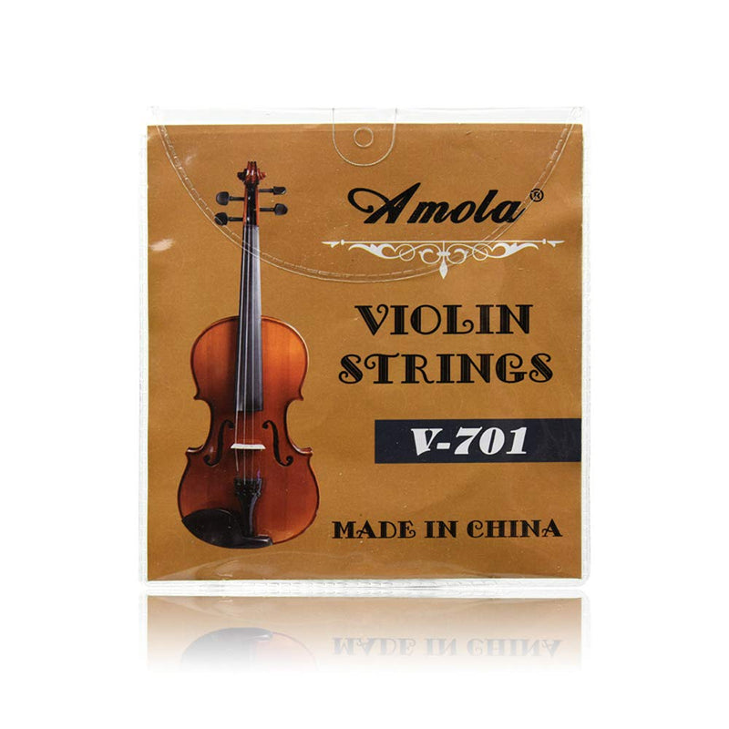 5 Sets Replacement Stainless Steel 3/4 4/4 Size Fiddle String Violin Strings E A D G