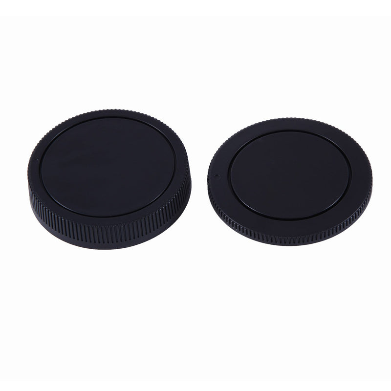 Movo Photo Lens Mount Cap and Body Cap for Canon EOS-M Mirrorless Camera