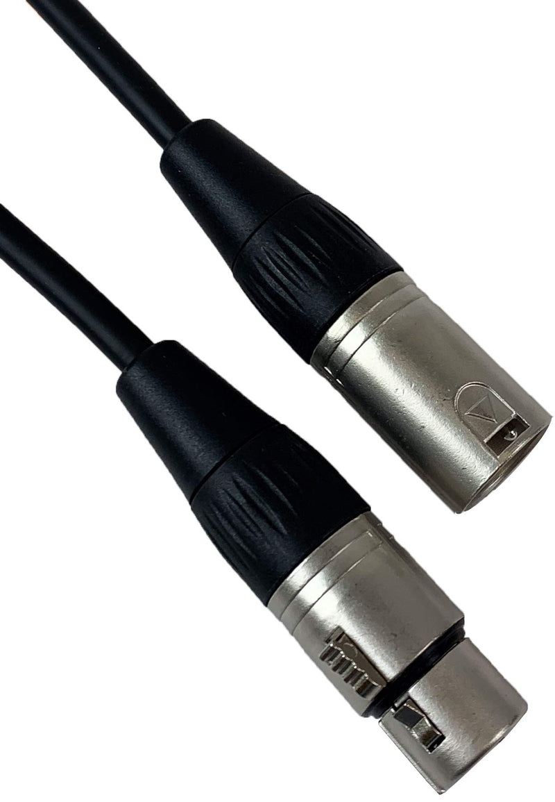 Gearlux XLR Microphone Cable Male to Female 10 Ft Fully Balanced Premium Mic Cable - 10ft 1 Pack