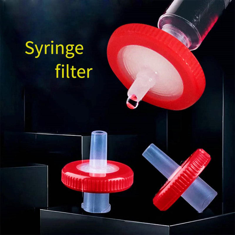 Syringe Filters PTFE Membrane - 25mm Membrane Diameter,0.22um Pore Size,Pack of 100 PTFE 25mm 0.22μm （100pcs）