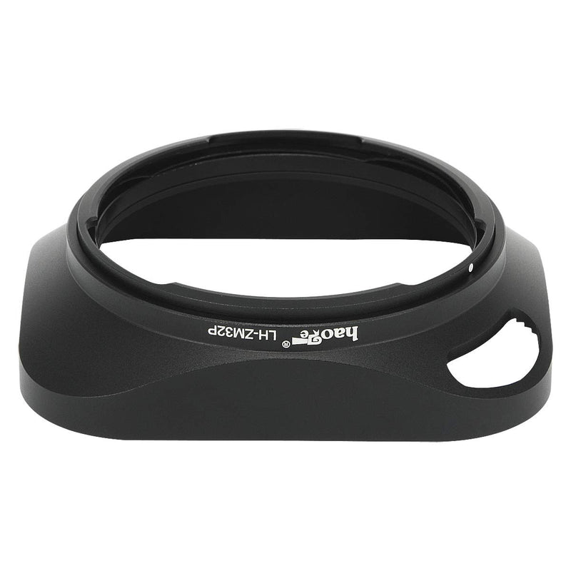 [AUSTRALIA] - Haoge LH-ZM32P Bayonet Metal Square Lens Hood Shade Compatible with Carl Zeiss Distagon T 1.4/35 35mm f1.4 f/1.4 ZM Lens Hollow Out Designed Black Square - Black - Hollow Out Designed 
