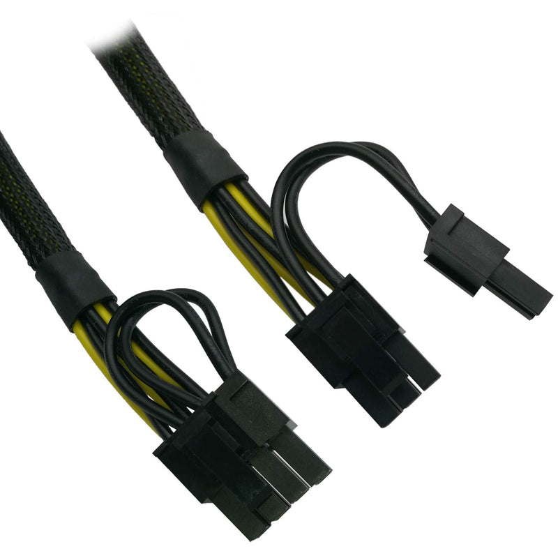 COMeap Motherboard 10 Pin to PCI-E 8 Pin(6+2) SATA IDE Molex Power Adapter Cable Compatible with HP DL380 G6 G7 Server 25-in(63.5cm)