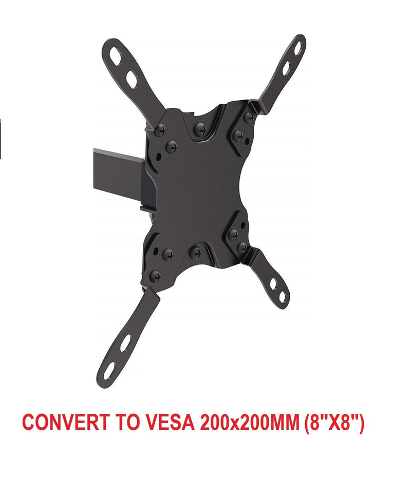 [AUSTRALIA] - Mount Plus 201P Adapter Bracket Convert VESA 100x100mm to VESA 200x200mm and 200x100mm (Fits Most 23" to 42" Flat Panel TV) 