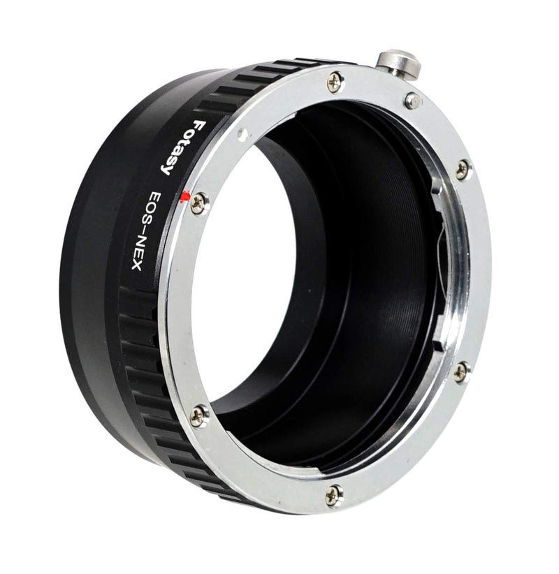 Fotasy Manual Canon EF Lens to Sony E-Mount Adapter, EF to EMount, EFs Lense to E Mount, fits Sony Alpha NEX-5T NEX-6 NEX-7 a3000 a3500 a5000 a5100 a6000 a6100 a6300 a6400 a6400 a6500 a6600, NAEF, Canon EF - E-Mount