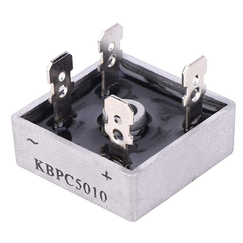 YWBL-WH Control Appliances,KBPC5010 Bridge Rectifier 5A 1000V KBPC Series Single Phase Low Freque, Full Wave 5Amp 1000 Volt Electronic Silicon diode