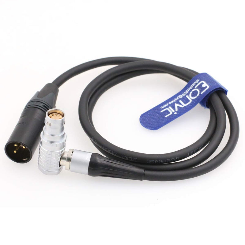 Eonvic ARRI Alexa Amira Power Cable 2B.308 to 3 Pin XLR Male Plug (3.28ft/100cm) 3.28ft/100cm