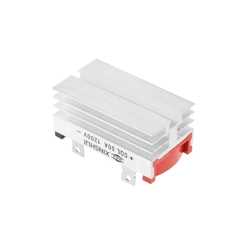 2Pcs Bridge Rectifier,Diode Bridge Rectifier, 3-Phase Bridge Rectifier,1200V 50A, for Conversion of an Alternating Current Input Into A Direct Current Output