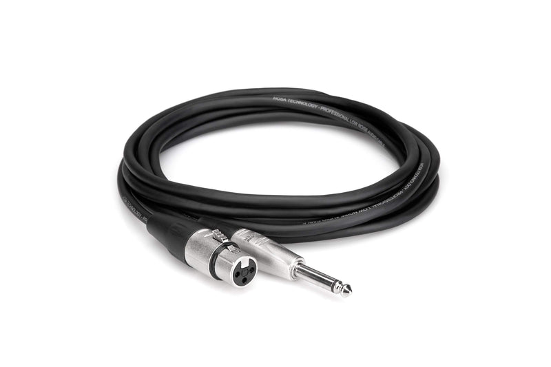 [AUSTRALIA] - Hosa HXP-010 REAN XLR3F to 1/4" TS Pro Unbalanced Interconnect Cable, 10 Feet 