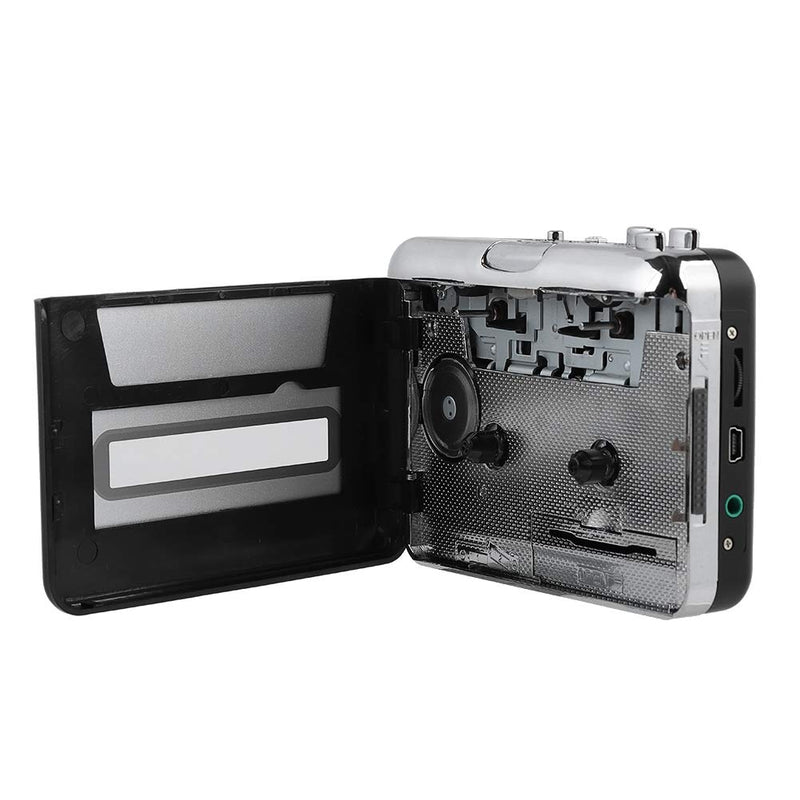 Hopcd Portable EC218 Cassette Player,Nostalgic Cassette to MP3 Converter,Tape to PC Cassette Recorder MP3 CD Converter,Plug and Play,Standalone USB Capture Digital Audio Music Player