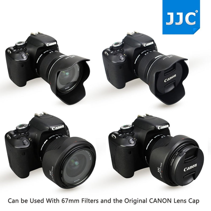 JJC Lens Hood Shade for Canon EF-S 10-18mm f/4.5-5.6 is STM Lens Replaces Canon EW-73C Lens Hood