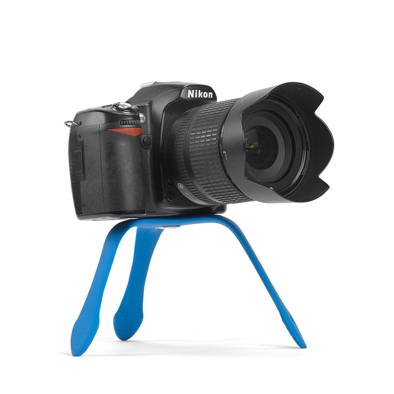 Pictar Splat Flexible Mini Tripod for DSLR Cameras Selfies - Supports 2.6 Pounds, Blue Splat - DSLR