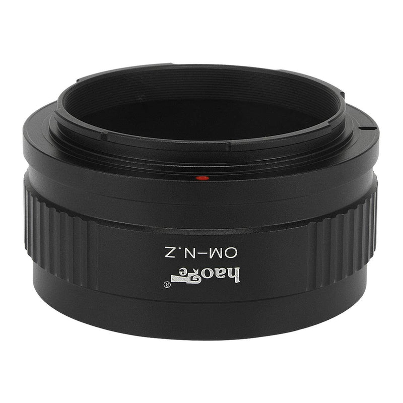 Haoge Manual Lens Mount Adapter for Olympus OM Lens to Nikon Z Mount Mirrorless Camera Such as Z6II Z7II Z6 Z7